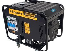 Stager YGE12000E Generator open-frame 10kW, monofazat, benzina, pornire electrica